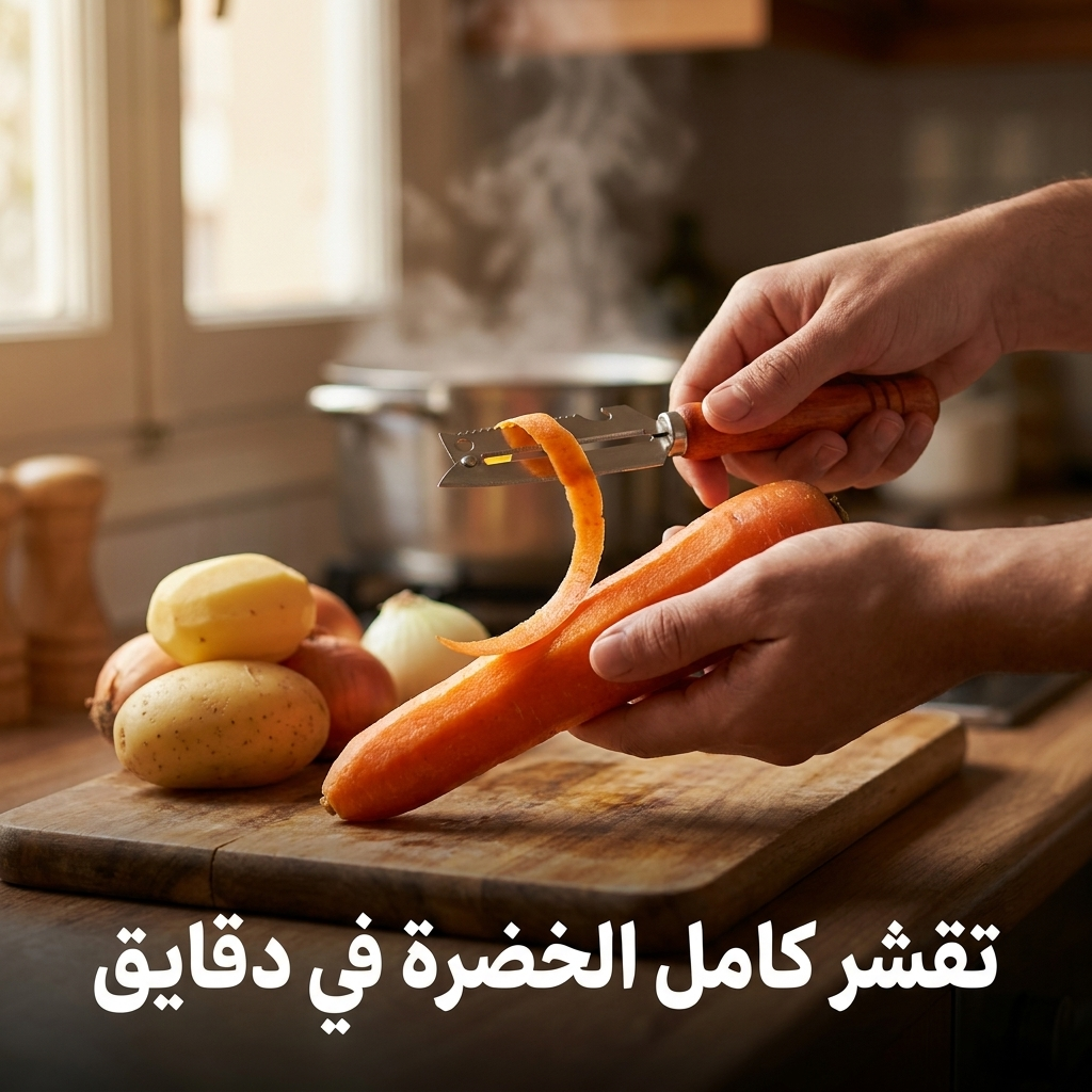 تقشير سريع للخضرة