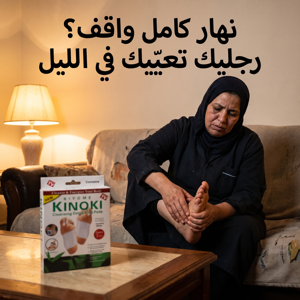 نهار كامل واقف ورجليك تعيّيك