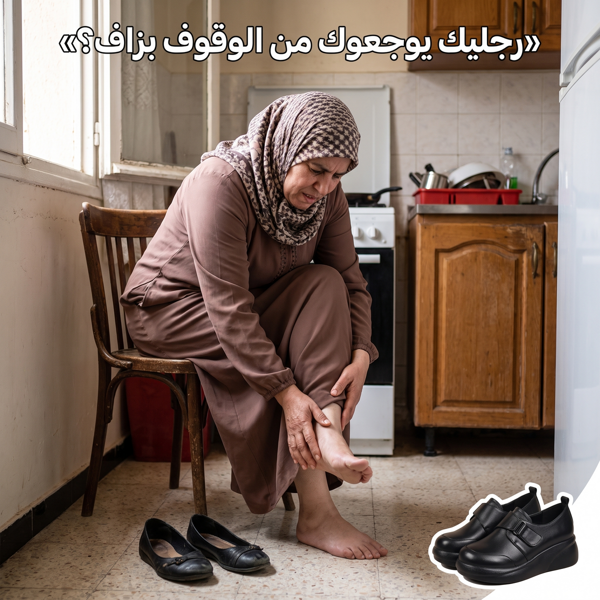 رجليك يوجعوك من الوقوف بزاف؟
