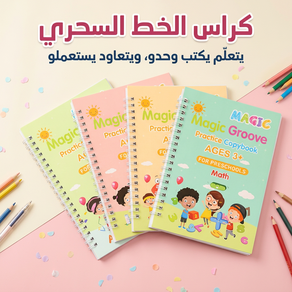 كراس الخط السحري